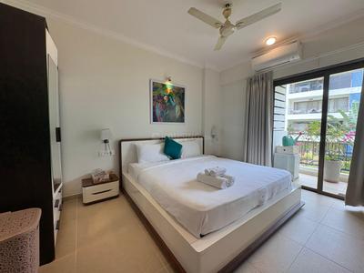 Bedroom Image of 807 Sq.ft 1 BHK Apartment / Flat for sale in Baga Goa for Rs. 17500000