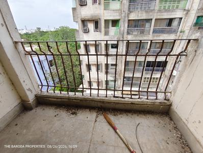 Balcony Image of 500 Sq.ft 1 BHK Apartment / Flat for rent in Diwalipura Vadodara for Rs. 9500