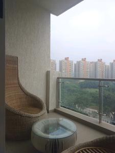 Living Room Image of 1344 Sq.ft 2 BHK Apartment / Flat for rent in Lodha Belmondo, Gahunje Pune for Rs. 71000