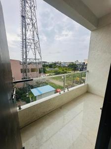 Balcony Image of 800 Sq.ft 1 RK Apartment / Flat for rent in New Khapri Nagpur for Rs. 14000