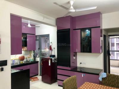 Kitchen Image of 1500 Sq.ft 3 BHK Apartment / Flat for rent in Adani Amogha, Shantigram Ahmedabad for Rs. 41000