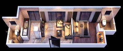 Image of 650 Sq.ft 1 BHK Apartment / Flat for sale in Thakurli, Thane for Rs. 4200000