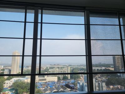 Balcony Image of 1238 Sq.ft 3 BHK Apartment / Flat for rent in Dosti Flamingos, Sewri Mumbai for Rs. 130000