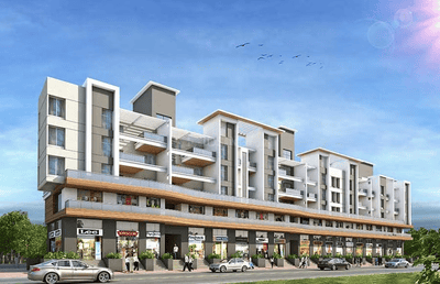 Image of 1048 Sq.ft 2 BHK Apartment / Flat for sale in Majestique Memories, Mohammed Wadi, Pune for Rs. 5800000