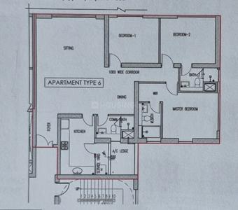 Image of 1833 Sq.ft 3 BHK Apartment / Flat for sale in Anantapur, Kolkata for Rs. 32000000