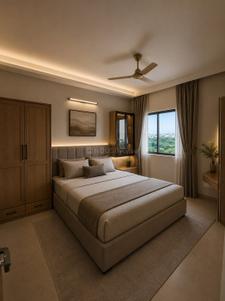 Bedroom Image of 1571 Sq.ft 3 BHK Penthouse for rent in Dabolim Goa for Rs. 70000
