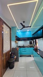 Kitchen Image of 830 Sq.ft 3 BHK Apartment / Flat for sale in Waghodia Road Vadodara for Rs. 4500000