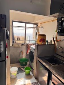 Kitchen Image of 1100 Sq.ft 2 BHK Apartment / Flat for sale in Ratnaakar Verte, South Bopal Ahmedabad for Rs. 7500000