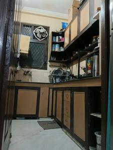 Kitchen Image of 500 Sq.ft 1 BHK Builder Floor for rent in Indirapuram Ghaziabad for Rs. 17500