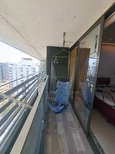 Balcony Image of 1385 Sq.ft 2 BHK Apartment / Flat for rent in Raghuvir Symphony, Althan Surat for Rs. 35000