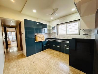 Kitchen Image of 1600 Sq.ft 3 BHK Apartment / Flat for rent in S K Venkateshwara Heights, Baner Pune for Rs. 60000