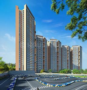 Image of 1363 Sq.ft 3 BHK Apartment / Flat for sale in Geras Joy on the Tree Tops Project B, Hinjawadi Phase 3, Pune for Rs. 10400000