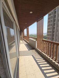 Balcony Image of 1600 Sq.ft 3 BHK Apartment / Flat for rent in Darshanam Club Life, Undera Vadodara for Rs. 40000