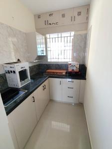 Kitchen Image of 600 Sq.ft 1 BHK Apartment / Flat for rent in Munnekollal Bengaluru for Rs. 26000