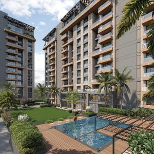 Image of 1500 Sq.ft 3 BHK Apartment / Flat for sale in Vesu, Surat for Rs. 9837000