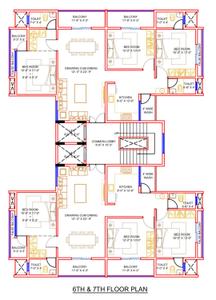 Image of 1400 Sq.ft 3 BHK Apartment / Flat for sale in Omkar Nagar, Nagpur for Rs. 7200000