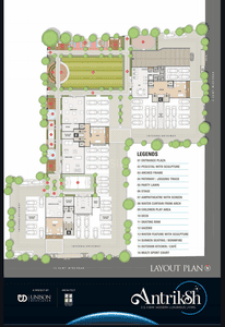 Image of 2550 Sq.ft 3 BHK Apartment / Flat for sale in Vesu, Surat for Rs. 13600000
