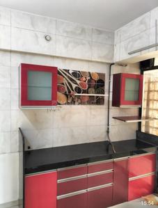 Kitchen Image of 900 Sq.ft 2 BHK Apartment / Flat for rent in Sanpada Navi Mumbai for Rs. 55000