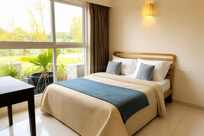 Bedroom Image of 1215 Sq.ft 2 BHK Apartment / Flat for sale in Godrej Lakeside Orchard by Godrej Properties Ltd. , Chikkakannalli Bengaluru for Rs. 16600000