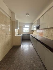 Kitchen Image of 1500 Sq.ft 3 BHK Builder Floor for rent in Malviya Nagar New Delhi for Rs. 70000
