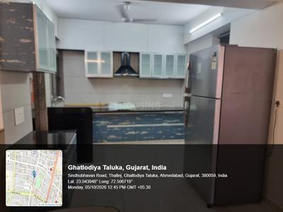 Kitchen Image of 2000 Sq.ft 4 BHK Apartment / Flat for rent in Bodakdev Ahmedabad for Rs. 95000