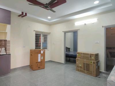 Living Room Image of 550 Sq.ft 1 BHK Apartment / Flat for rent in Kondapur Hyderabad for Rs. 25000