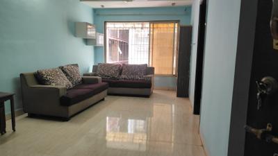 Living Room Image of 670 Sq.ft 1 BHK Apartment / Flat for rent in Kalwa Thane for Rs. 25000