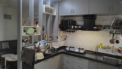 Kitchen Image of 5922 Sq.ft 3 BHK Apartment / Flat for sale in Sushrut Saujanya Apartments, Amraiwadi Ahmedabad for Rs. 5550000