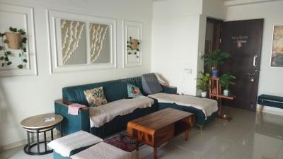 Living Room Image of 1450 Sq.ft 3 BHK Apartment / Flat for sale in Dynamic Grandeur, Undri Pune for Rs. 11400000