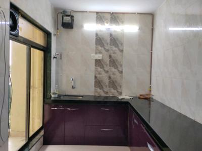 Kitchen Image of 750 Sq.ft 2 BHK Apartment / Flat for rent in Mangalmurti Hari Govind Dham, Ghansoli Navi Mumbai for Rs. 45000