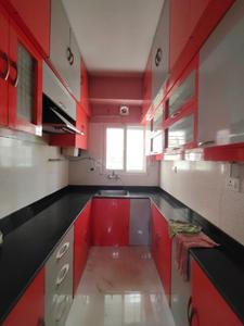 Kitchen Image of 1250 Sq.ft 3 BHK Builder Floor for rent in New Town Kolkata for Rs. 30000