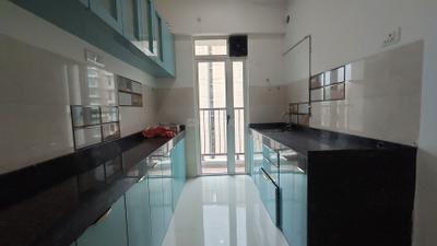 Kitchen Image of 1250 Sq.ft 2 BHK Apartment / Flat for rent in Marathon Nexzone Triton 2, Panvel Navi Mumbai for Rs. 24000