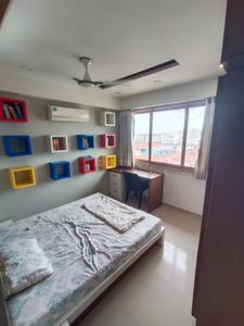 Bedroom Image of 1050 Sq.ft 2 BHK Apartment / Flat for rent in Avirat Silver Casa, Ghatlodiya Ahmedabad for Rs. 30000
