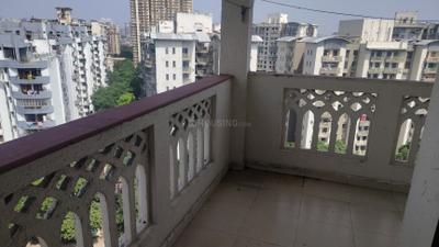 Balcony Image of 1875 Sq.ft 3 BHK Apartment / Flat for rent in HRC Apartments, Indirapuram Ghaziabad for Rs. 31000