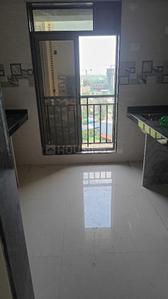 Kitchen Image of 670 Sq.ft 2 BHK Apartment / Flat for rent in National Trinity Paradise Phase 1, Shilphata Thane for Rs. 17000