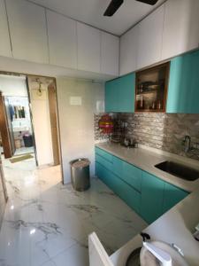 Kitchen Image of 600 Sq.ft 1 BHK Apartment / Flat for sale in Thane West Thane for Rs. 7800000