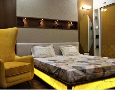 Bedroom Image of 2160 Sq.ft 3 BHK Apartment / Flat for sale in Shafalya Vertis, Sola Ahmedabad for Rs. 19900000