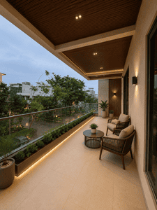Balcony Image of 10000 Sq.ft 6 BHK Villa for sale in Shankar Nagar Raipur for Rs. 56500005