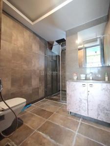 Bathroom Image of 500 Sq.ft 1 BHK Apartment / Flat for rent in Cox Town Bengaluru for Rs. 50000