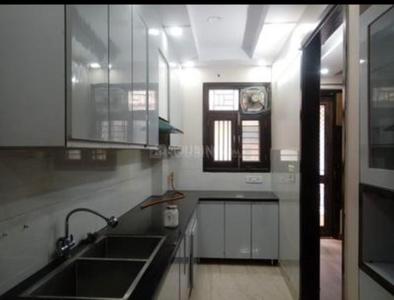 Kitchen Image of 1000 Sq.ft 3 BHK Builder Floor for rent in Hari Nagar New Delhi for Rs. 35000