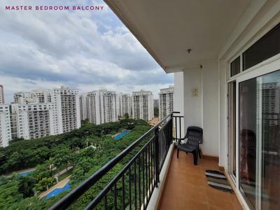 Balcony Image of 900 Sq.ft 1 BHK Apartment / Flat for rent in Prestige Shantiniketan, Whitefield Bengaluru for Rs. 34000