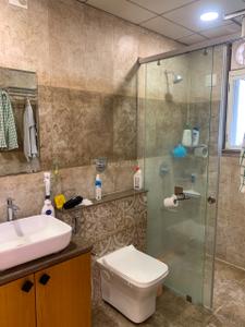 Bathroom Image of 1200 Sq.ft 3 BHK Apartment / Flat for sale in Radhe Infinity, Kudasan Gandhinagar for Rs. 15000000