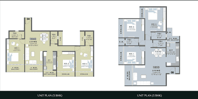 Image of 650 Sq.ft 1 BHK Apartment / Flat for sale in Today Satyam Heaven, Kamothe, Navi Mumbai for Rs. 7950000