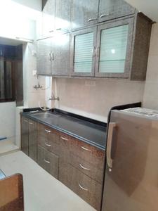 Kitchen Image of 1000 Sq.ft 2 BHK Apartment / Flat for rent in Gayatri Darshan, Kandivali East Mumbai for Rs. 55000