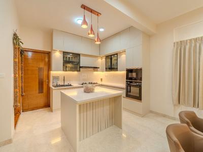 Kitchen Image of 2500 Sq.ft 3 BHK Apartment / Flat for sale in Sahakara Nagar Bengaluru for Rs. 34000000