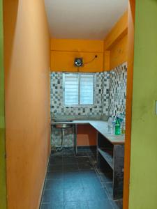 Kitchen Image of 750 Sq.ft 2 BHK Apartment / Flat for rent in Bansdroni Kolkata for Rs. 13000
