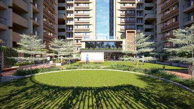 Image of 1845 Sq.ft 3 BHK Apartment / Flat for sale in Signor Skyline, Zundal, Ahmedabad for Rs. 7020000