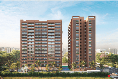 Image of 1085 Sq.ft 3 BHK Apartment / Flat for sale in Shivay Aalay, Chharodi, Ahmedabad for Rs. 8545500