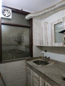 Kitchen Image of 1050 Sq.ft 3 BHK Builder Floor for sale in Fatehpur Beri New Delhi for Rs. 4500000
