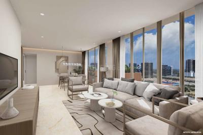 Living Room Image of 700 Sq.ft 1 RK Studio for sale in Nila Prana, Gujarat International Finance Tec City Gandhinagar for Rs. 9000000